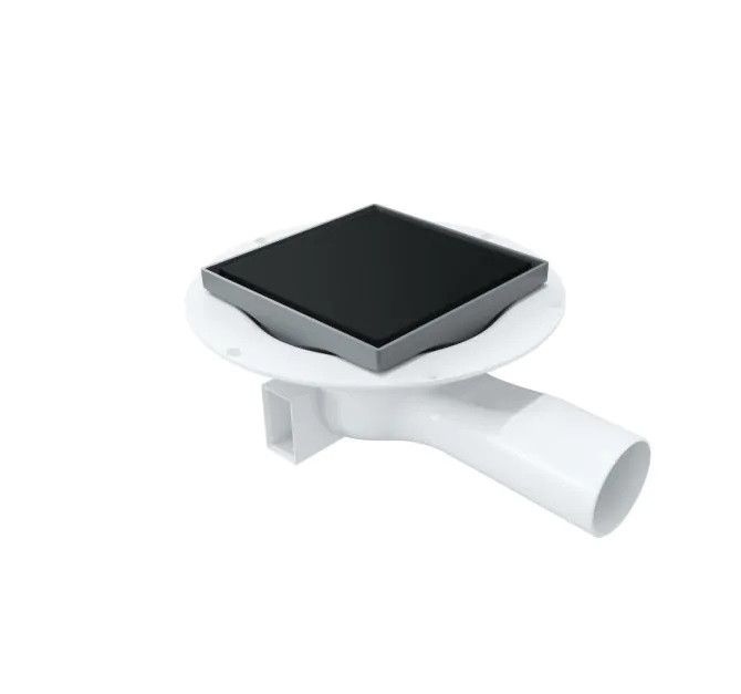 Excellent Torvi odpływ punktowy 13x13 cm kratka 2w1 czarny mat INEX.TO130.50.BL