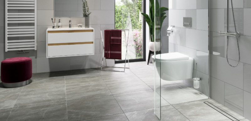 Excellent Stilio odpływ liniowy z rusztem do zabudowy płytką 60 cm niski 6 cm INEX.1515.600.P.SNP