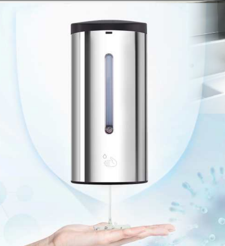 Stella automatyczny dozownik do mydła w płynie / żelu dezynfekcyjnego stal satyna 17.501-SB