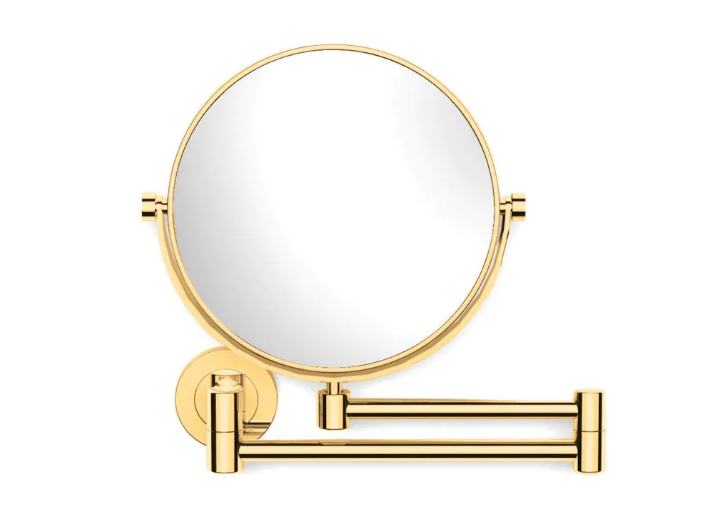 Stella lusterko kosmetyczne powiększające 3X ruchome złoty połysk 2201130G