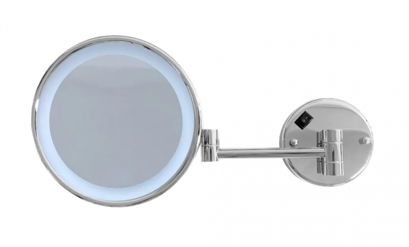 Stella lusterko kosmetyczne powiększające 3x podświetlane LED ruchome chrom 2200730