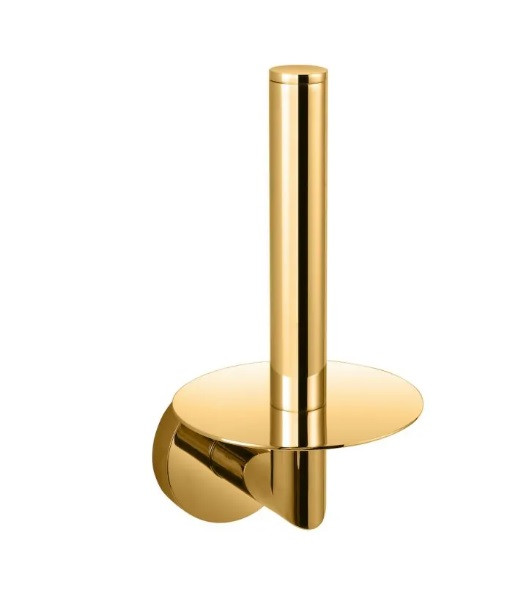 Stella Classic uchwyt do papieru z rozetą - zapas złoty połysk 07.444-G