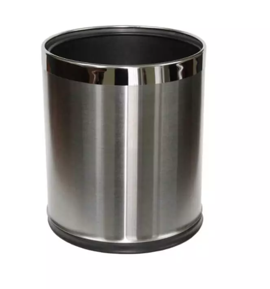 Stella pojemnik na śmieci otwarty 9 L stal szczotkowana 20100SB