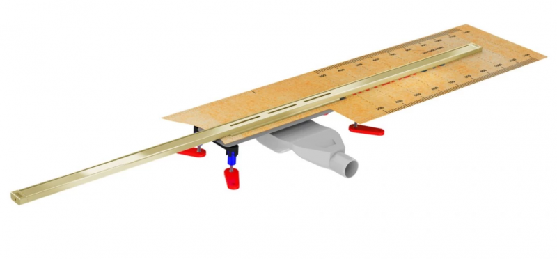 Wiper Intensi 316 Uno Lan odpływ liniowy na wymiar 40-120 cm Gold Polish złoty poler 500.0259.44.120