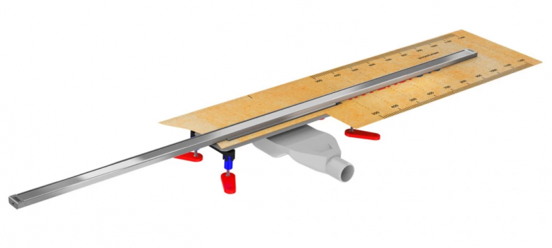 Wiper Intensi 316 Uno Lin odpływ liniowy na wymiar 40-120 cm srebrny mat 500.0258.33.120