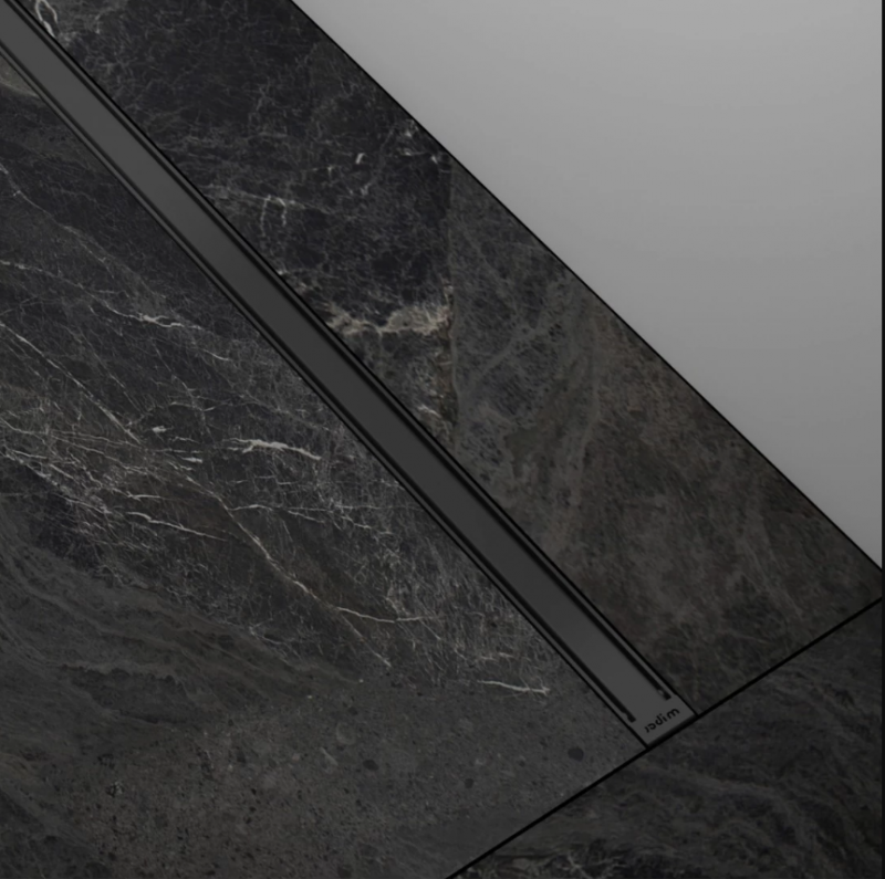 Wiper Intensi 316 Uno Lin odpływ liniowy na wymiar 40-120 cm Graphite Black Matt grafitowy mat 500.0258.55.120