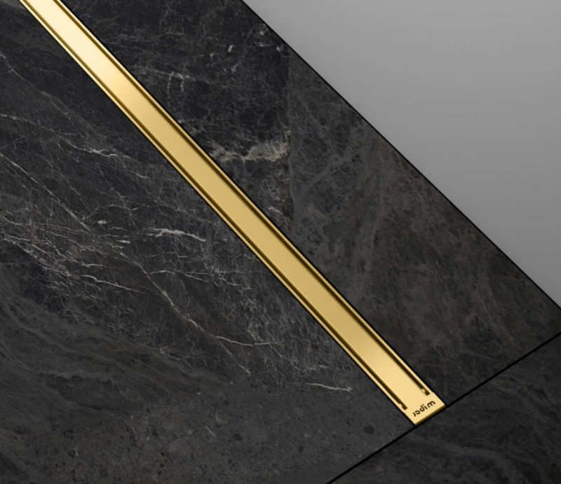 Wiper Intensi 316 Uno Lin odpływ liniowy na wymiar 40-120 cm Honey Gold Polish miodowy złoty poler 500.0258.08.120