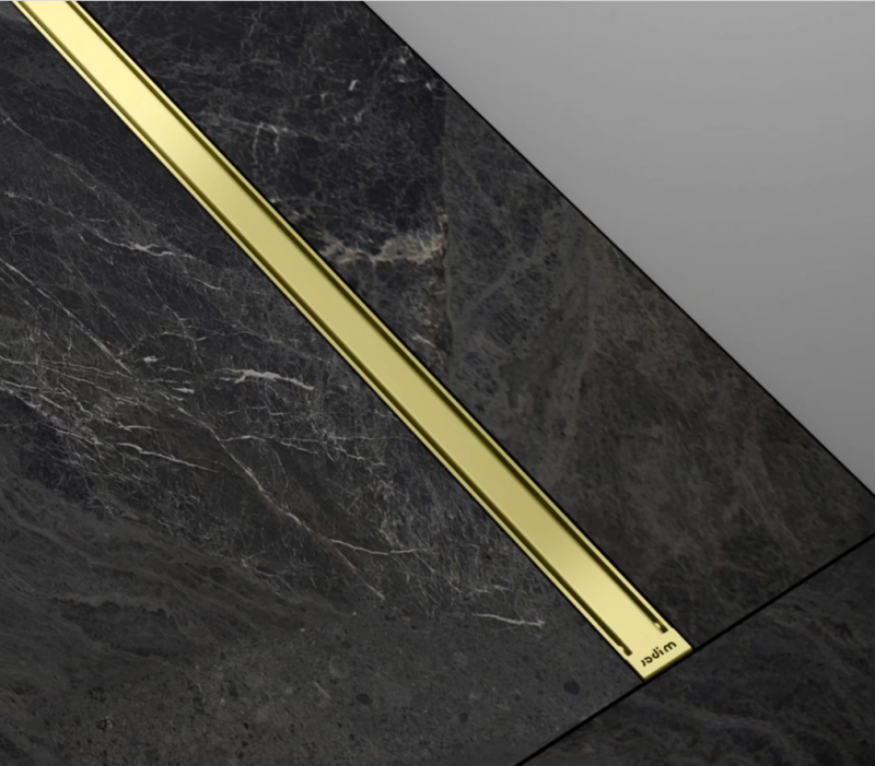 Wiper Intensi 316 Uno Lin odpływ liniowy na wymiar 40-120 cm Bright Gold Polish jasny złoty poler 500.0258.47.120