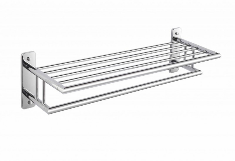 Stella Classic półka 60 na ręczniki z relingiem chrom 07041