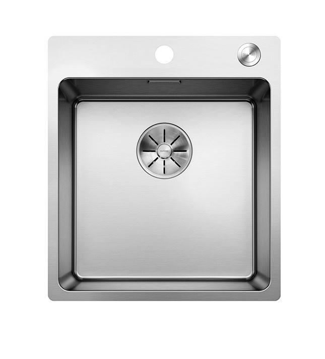 Blanco Andano 400 IF/A zlewozmywak z korkiem automatycznym InFino PushControl stal polerowana 525244