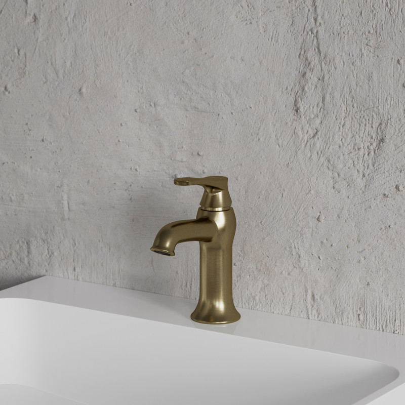 Omnires Art Deco bateria umywalkowa stojąca brąz antyczny AD5110BR