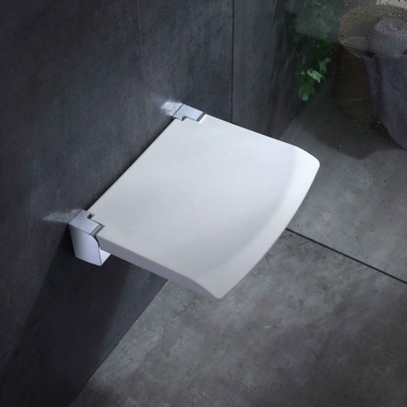 Stella siedzisko prysznicowe składane białe 28001