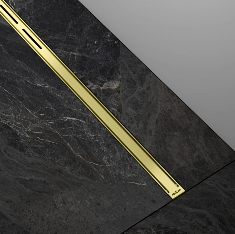 Wiper Intensi 316 Uno Lan odpływ liniowy na wymiar 40-120 cm Gold Matt złoty mat 500.0259.46.120