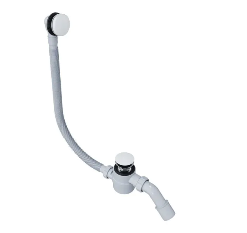 Excellent Moli syfon wannowy click-clack z przelewem biały ARIN.3210WH