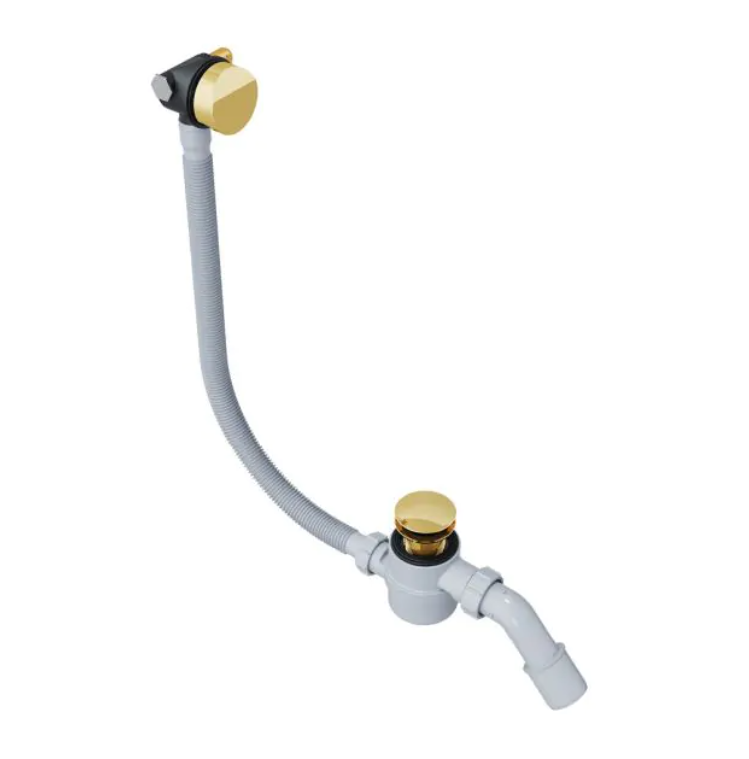 Excellent Hover syfon wannowy z napełnianiem przez przelew złoty połysk ARIN.3410GL