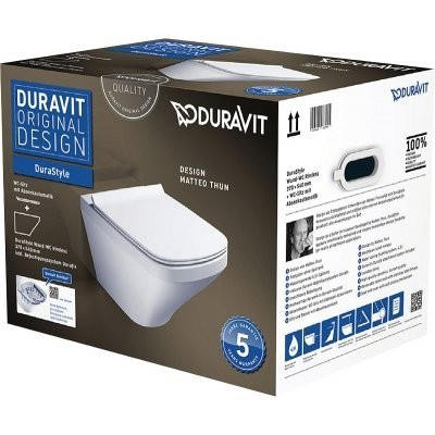 Geberit Duofix Delta + Duravit Durastyle Rimless - zestaw 6w1 - kompletny stelaż muszla wisząca + deska wolnoopadająca