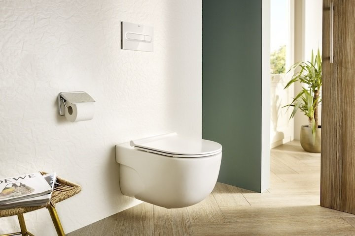 Geberit Duofix Delta + Roca Meridian-N Rimless - Zestaw 6w1 - kompletny stelaż + muszla + deska wolnoopadająca slim