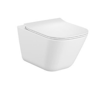 Geberit Duofix Delta + Roca Gap RimClean - Zestaw 6w1 - kompletny stelaż + muszla + deska wolnoopadająca ultraslim