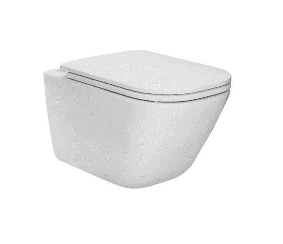 Geberit Duofix Delta + Roca Gap RimClean - Zestaw 6w1 - kompletny stelaż + muszla + deska wolnoopadająca slim