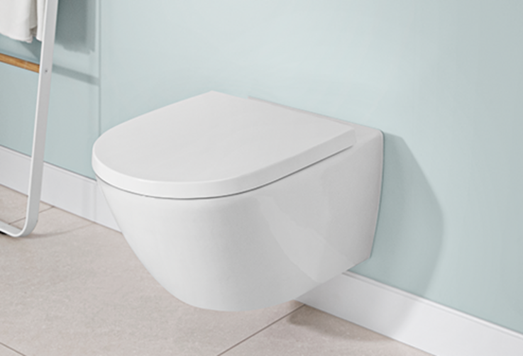 Geberit Duofix Delta + Villeroy&Boch Subway 3.0 TwistFlush CeramicPlus Zestaw 6w1 kompletny stelaż + muszla wisząca + deska wolnoopadająca
