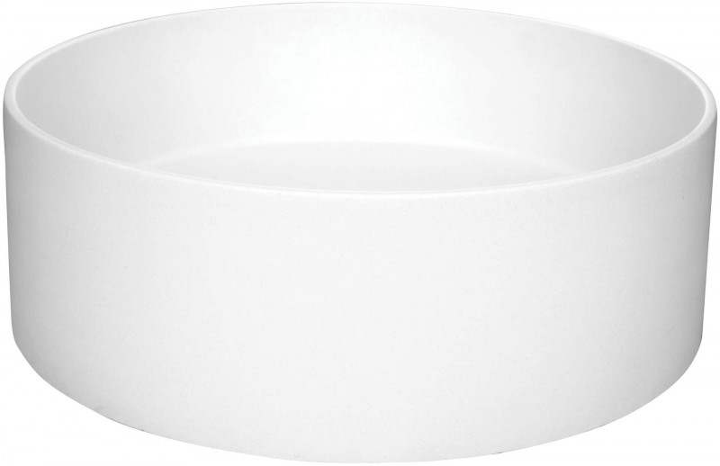 Deante Silia umywalka granitowa nablatowa 36x36 cm alabaster CQSAU4S