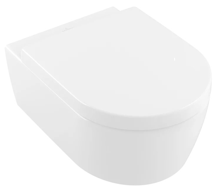 Geberit Duofix Delta + Villeroy&Boch Avento Directflush - Zestaw 6w1 - kompletny stelaż + muszla + deska wolnoopadająca