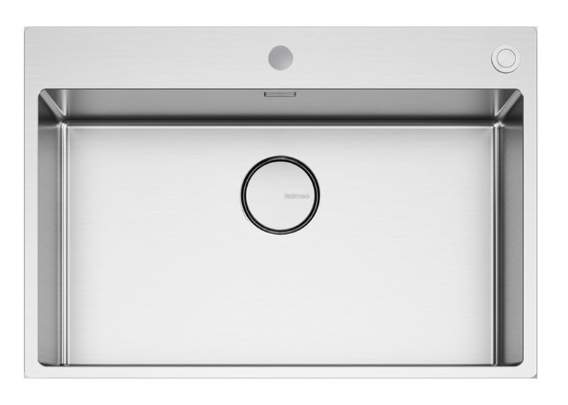 Falmec Garda 70 zlewozmywak komora wpuszczana korek automatyczny stal inox AISI 304 SGA7000F.00#SSF