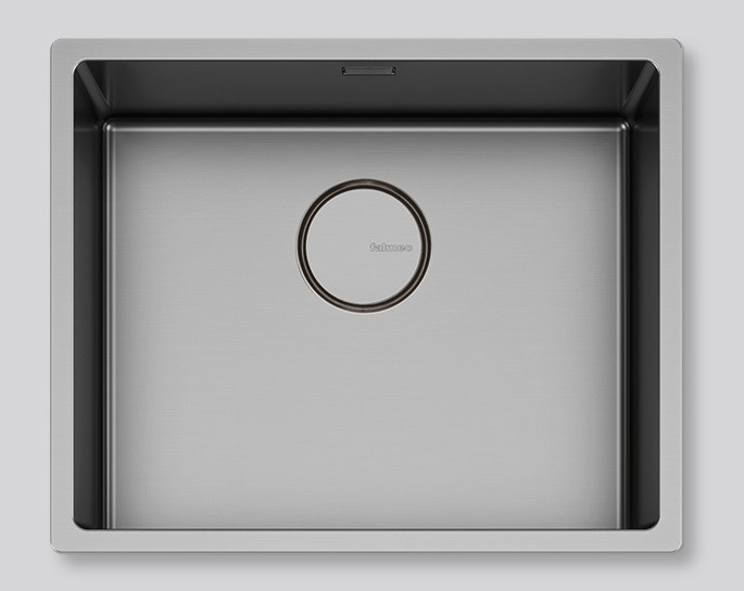 Falmec Como PVD 50 zlewozmywak komora podwieszana/wpuszczana stal gun metal SCO5000F.00#PPF