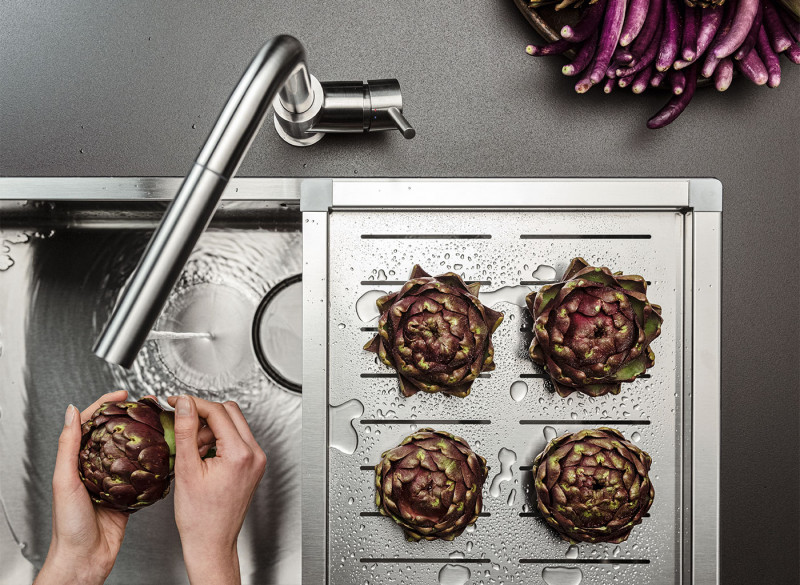 Falmec Como 3118 zlewozmywak 1,5 komory podwieszana/wpuszczana stal inox AISI 304 SCO3118F.00#SSF