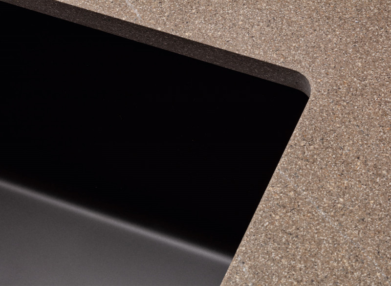 Falmec Iseo 70 zlewozmywak komora podwieszana/wpuszczana ceramix czarny matowy SIS7000F.00#CBF