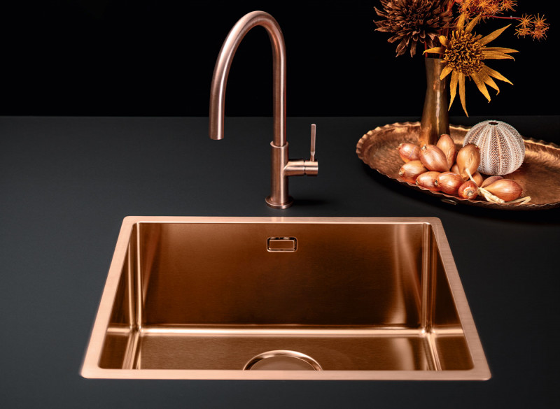 Falmec Como PVD 50 zlewozmywak komora podwieszana/wpuszczana stal miedź SCO5000F.00#PQF