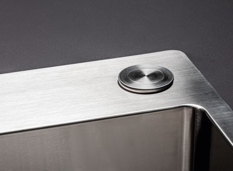 Falmec Garda 3118 zlewozmywak 1,5 komory wpuszczany korek automatyczny stal inox AISI 304 SGA3118F.00#SSF