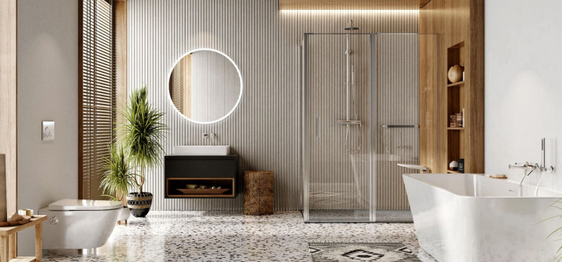 Excellent Lumiro lustro LED w ramie akrylowej okrągłe 100 cm DOEX.LU100.AC