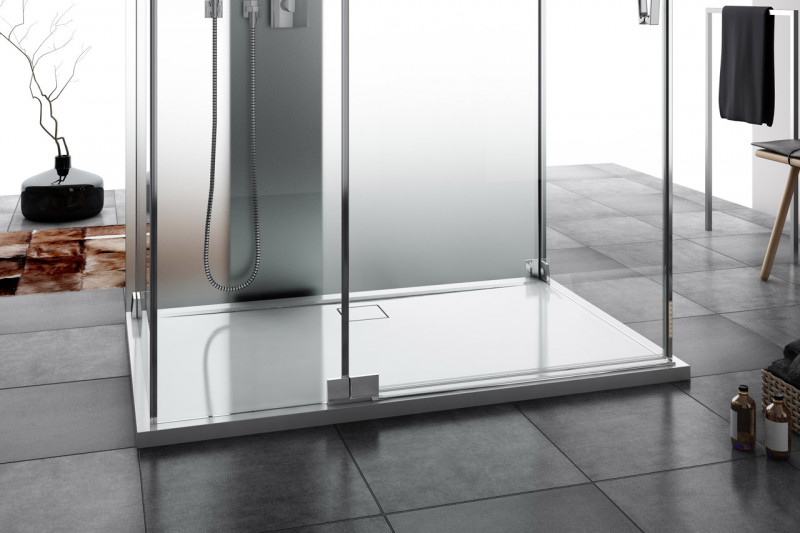 Sanswiss LIVADA W20Q brodzik kwadratowy 80x80 konglomerat gelcoat biały W20Q08004