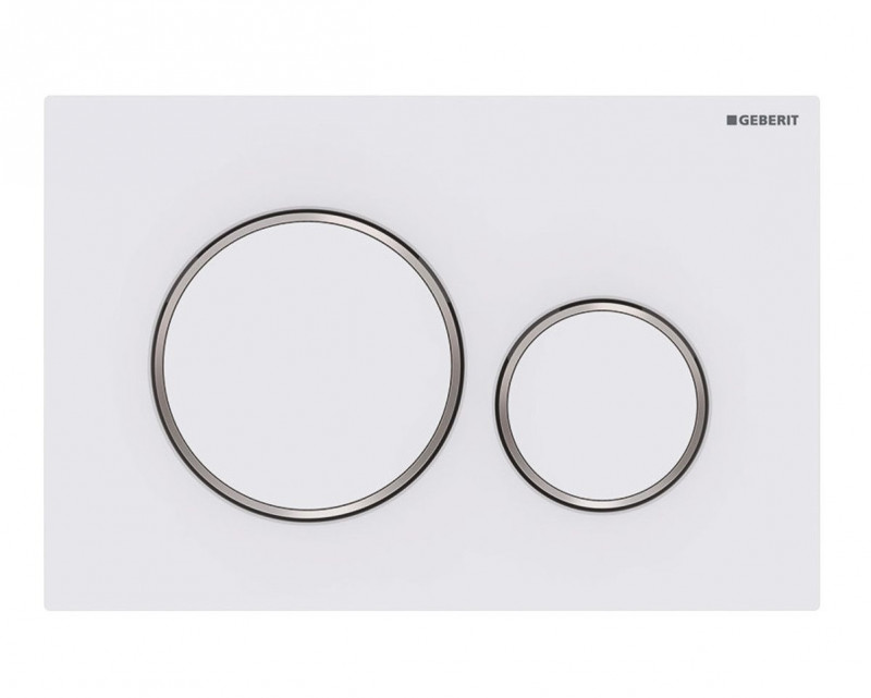 Geberit Sigma 20 przycisk do stelaża biały matowy /chrom błyszczący/biały matowy 115.882.JT.1