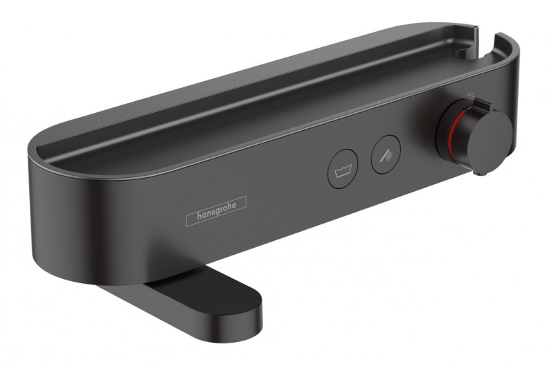 Hansgrohe ShowerTablet Select bateria termostatyczna wannowa 400 ścienna czarny matowy 24340670