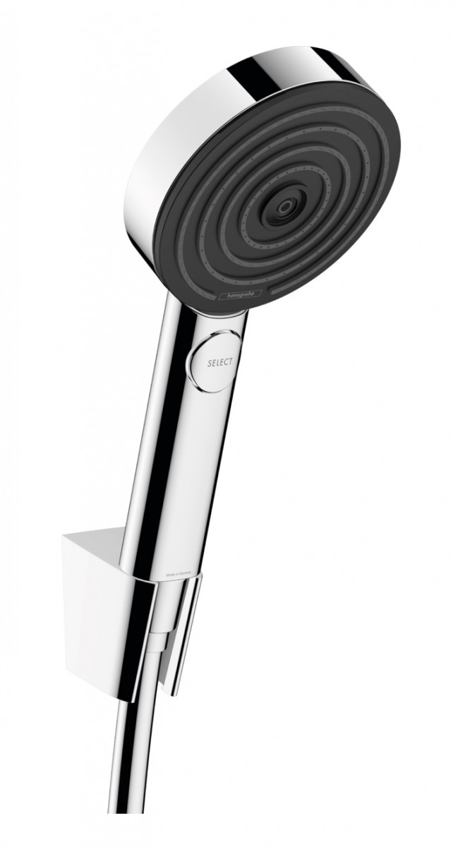 Hansgrohe Pulsify Select S punktowy zestaw prysznicowy 105 3jet Relaxation chrom 24302000