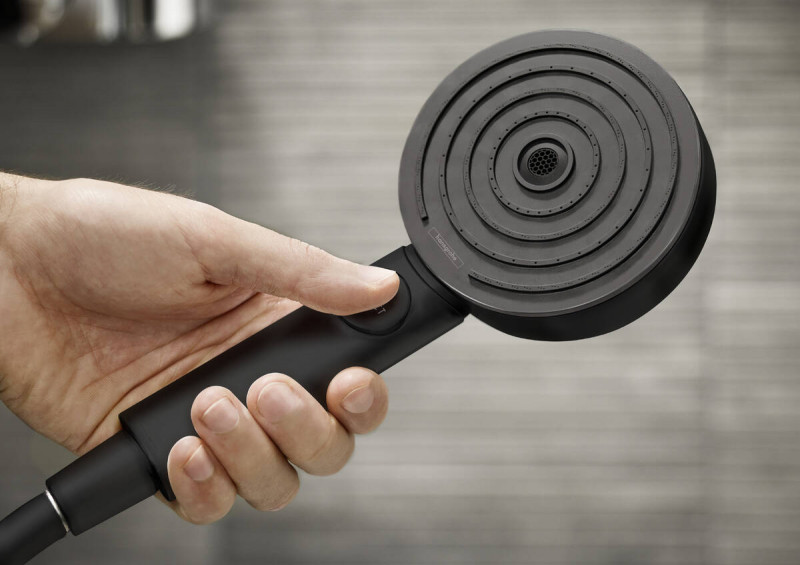 Hansgrohe Pulsify Select S słuchawka prysznicowa 105 3jet Activation czarny matowy 24100670