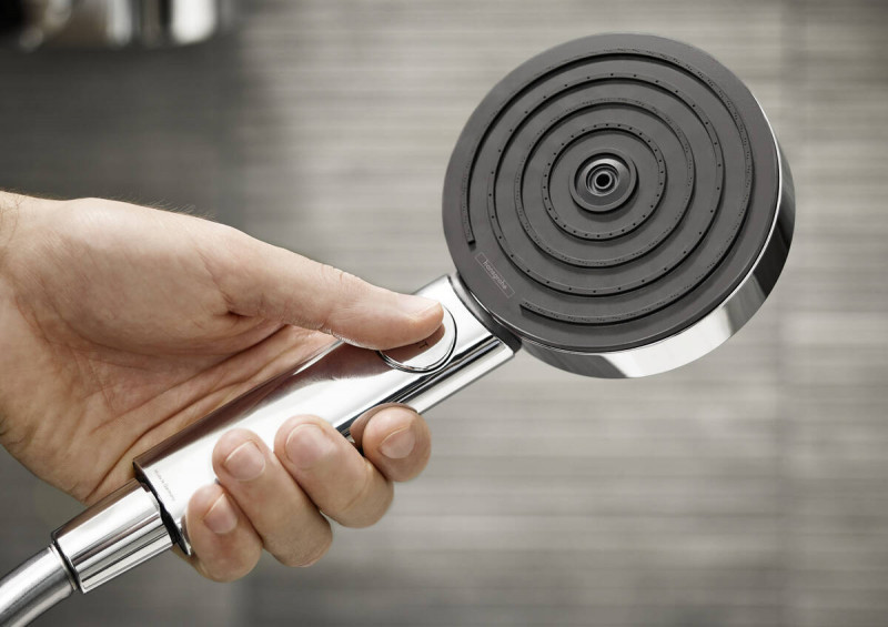 Hansgrohe Pulsify Select S słuchawka prysznicowa 105 3jet Relaxation czarny matowy 24110670