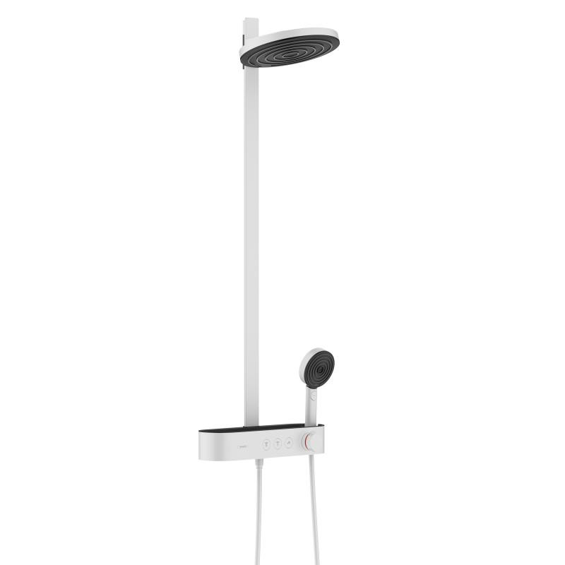 Hansgrohe Pulsify S Komplet prysznicowy 260 2jet z ShowerTablet Select 400 biały matowy 24240700