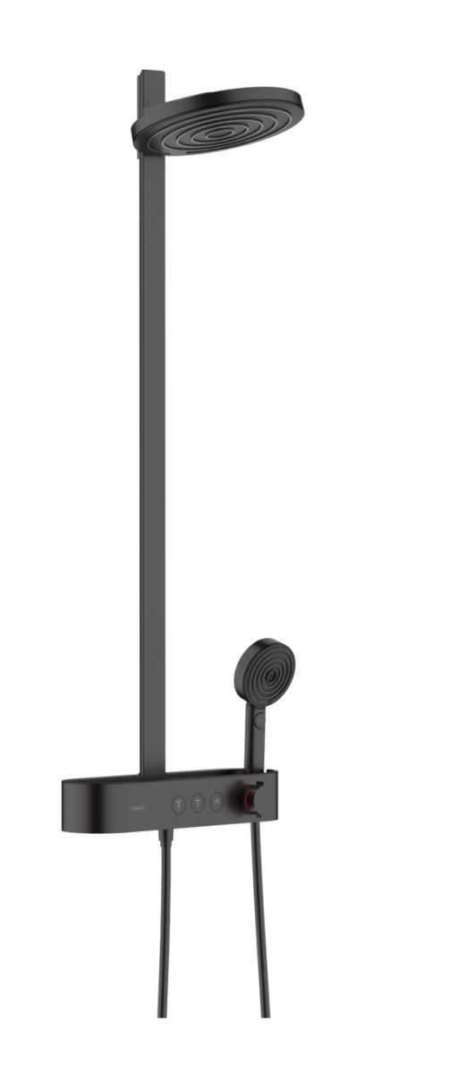 Hansgrohe Pulsify S Komplet prysznicowy 260 2jet z ShowerTablet Select 400 czarny matowy 24240670