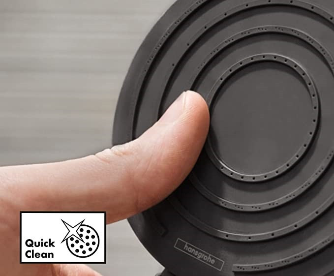 Hansgrohe Pulsify Select S punktowy zestaw prysznicowy 105 1jet czarny matowy 24301670