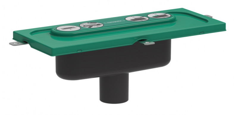 Hansgrohe uBox Zestaw podstawowy do odpływu liniowego montaż wertykalny 01002180