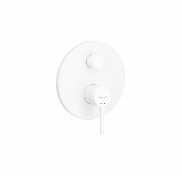 Excellent Pi podtynkowa bateria prysznicowo-wannowa biały mat AREX.1245WH