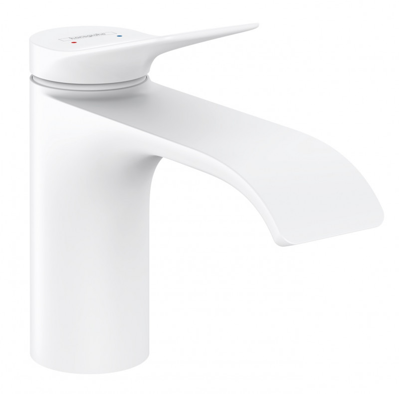 Hansgrohe FinishPlus Vivenis bateria umywalkowa 80 bez korka biały matowy 75012700