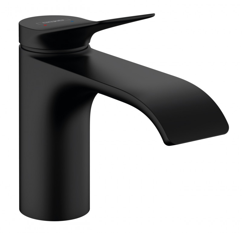 Hansgrohe FinishPlus Vivenis bateria umywalkowa 80 z korkiem czarny matowy 75010670