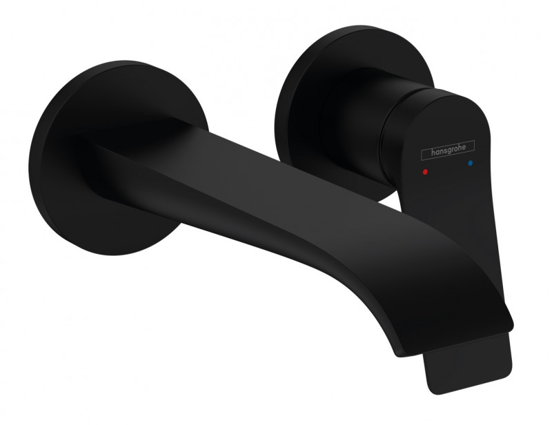 Hansgrohe FinishPlus Vivenis bateria umywalkowa podtynkowa wylewka 192 mm czarny matowy 75050670