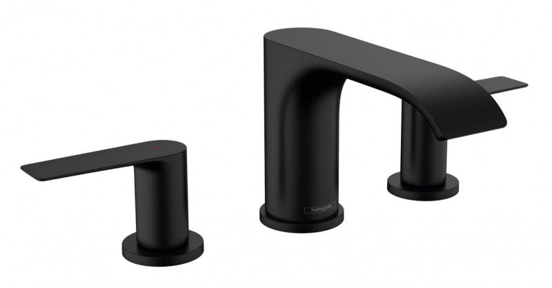 Hansgrohe FinishPlus Vivenis bateria umywalkowa 3-otworowa 90 czarny matowy 75033670