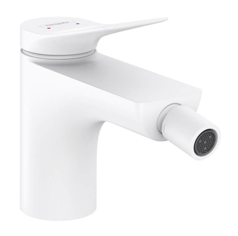 Hansgrohe FinishPlus Vivenis bateria bidetowa z korkiem biały matowy 75200700