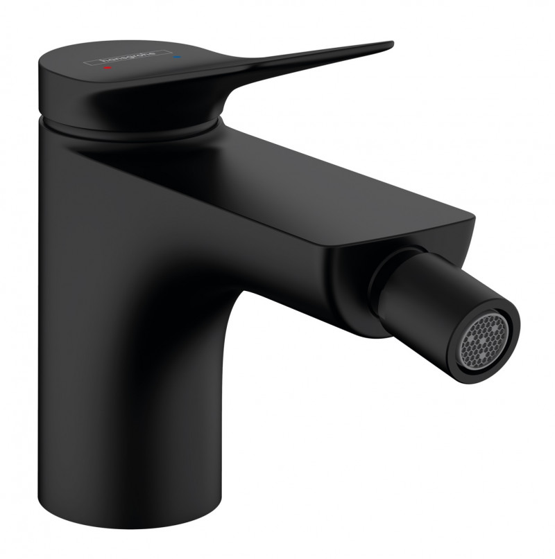 Hansgrohe FinishPlus Vivenis bateria bidetowa z korkiem czarny matowy 75200670